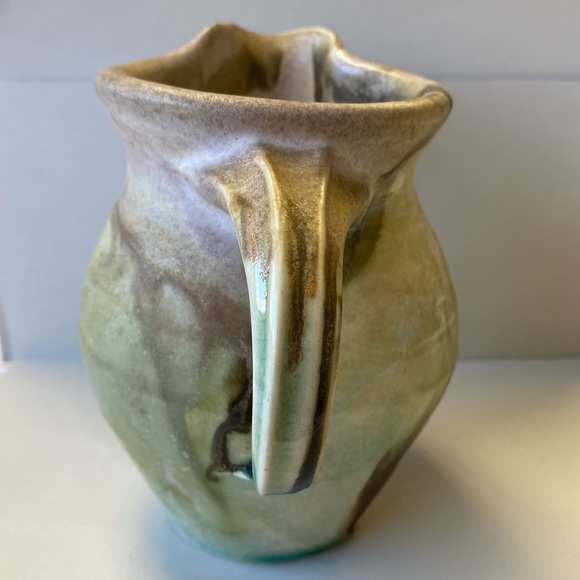 Vintage Studio Ceramic Art Pottery Drip Glaze Pitcher - Picture 2 of 9